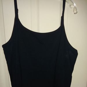 Black tank top